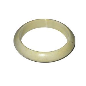 Antique Art Deco Ivory/Cream Wide Bakelite Bangle Bracelet